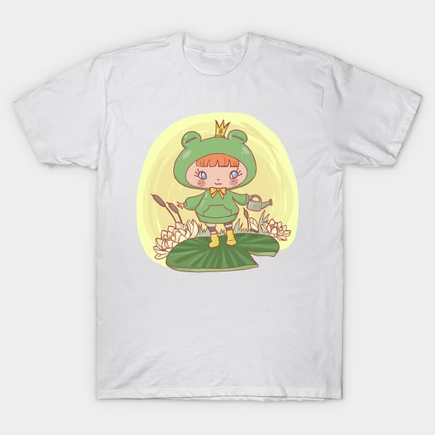 Frog Princess T-Shirt by KaijuCupcakes